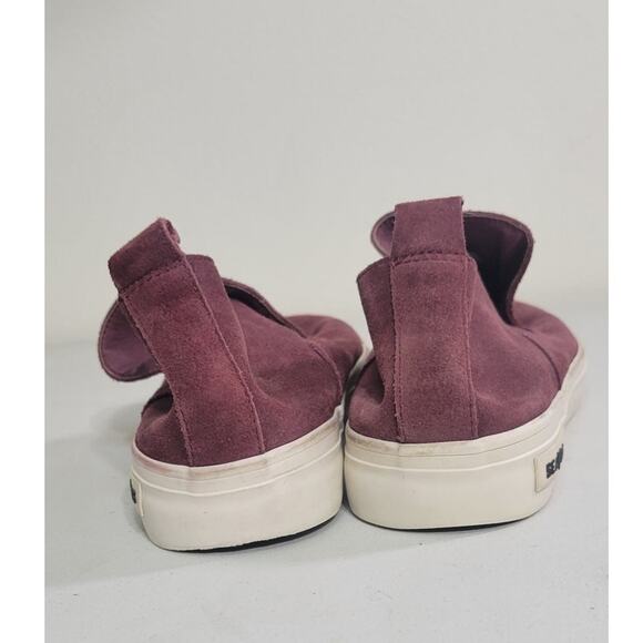 SeaVees Huntington Middie Shoes Mens Size 10 Suede Slip On Maroon Shoes Casual - Picture 7 of 11